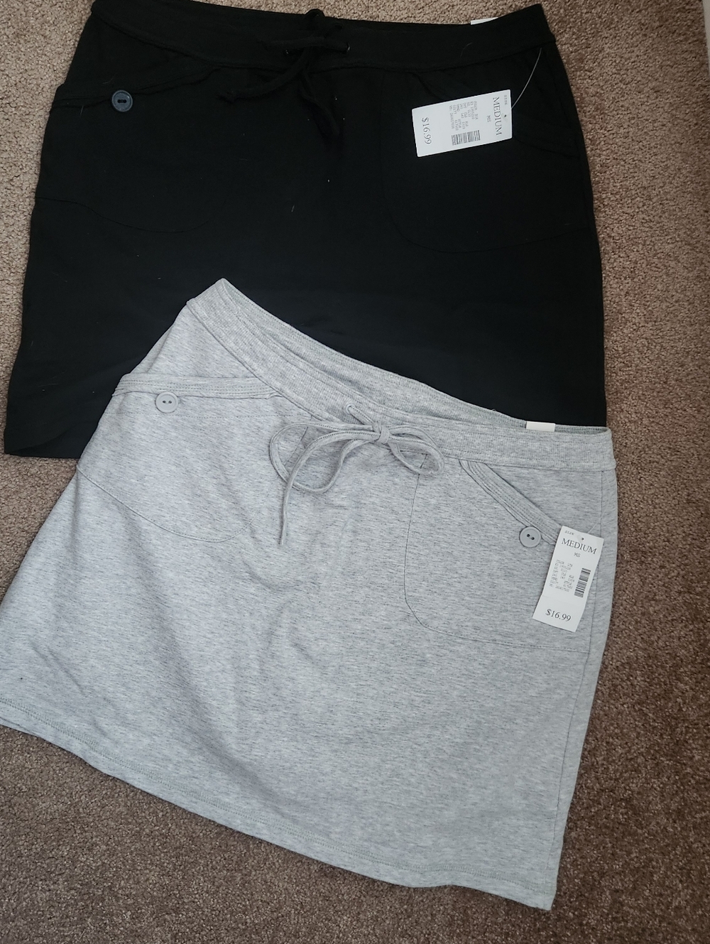 L.A. BLUES Skorts (2) Black/ Grey